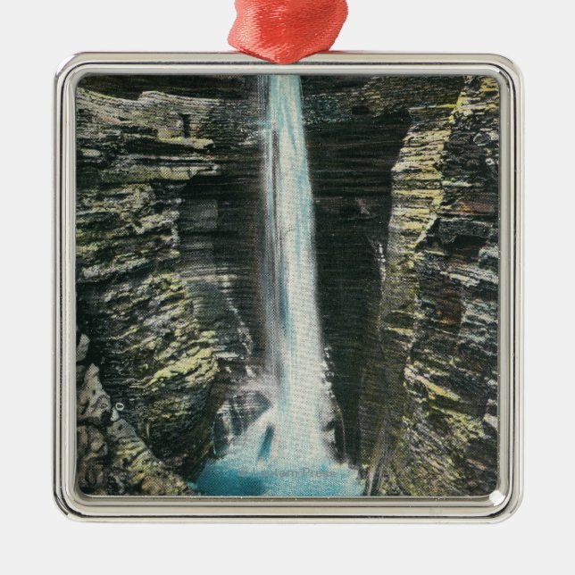 View of Cavern Cascade Metal Tree Decoration (Front)