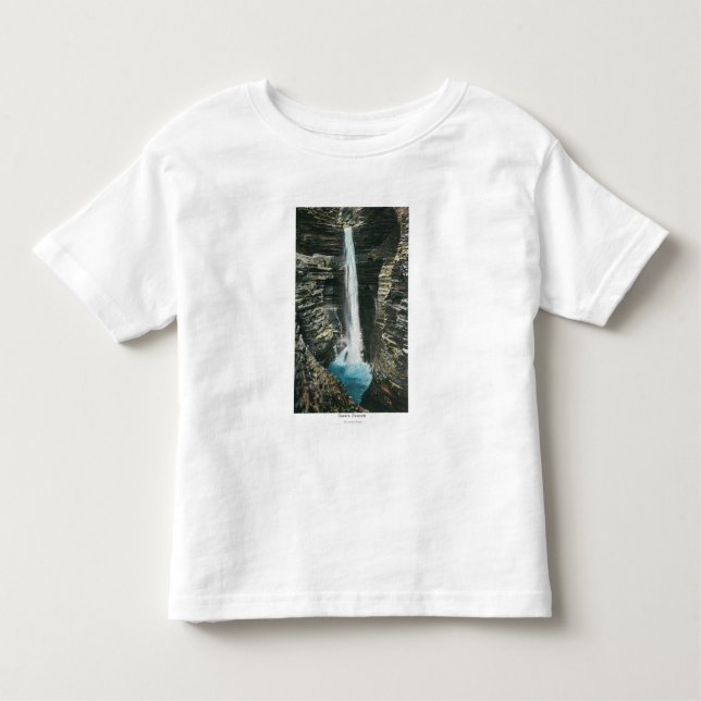 View of Cavern Cascade Toddler T-Shirt (Front)