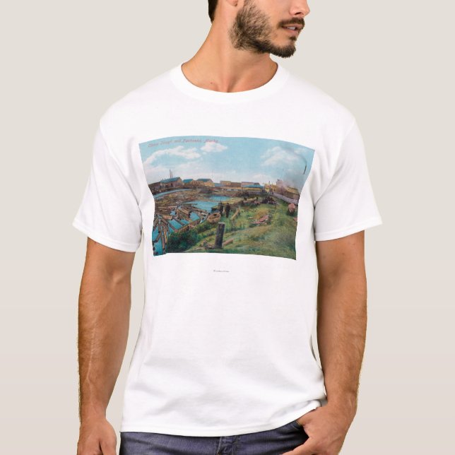View of Chena Slough from the City T-Shirt (Front)