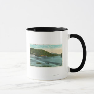 View of Chenango River and Dam Mug