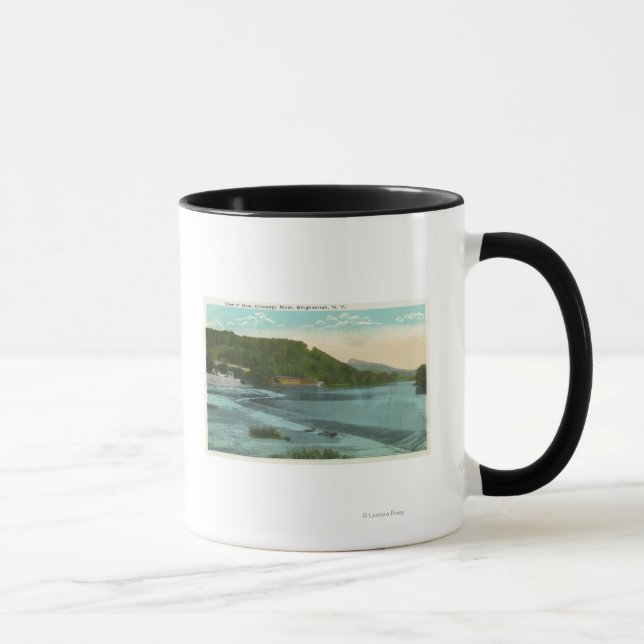 View of Chenango River and Dam Mug (Right)