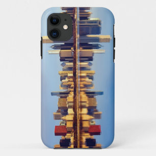 View of Chicago skyline with reflection iPhone 11 Case