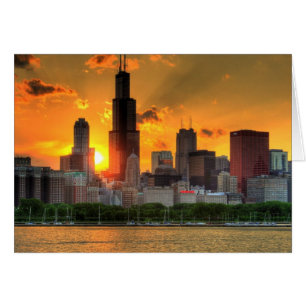 View of Chicago's skyline from  Adler