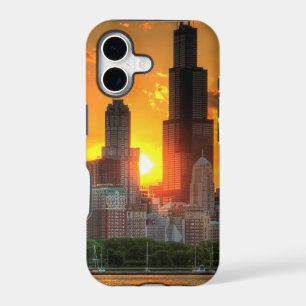 View of Chicago's skyline from Adler