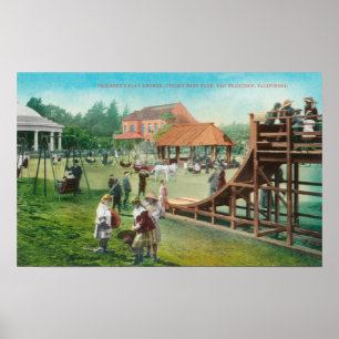 View of Children's Playground Poster