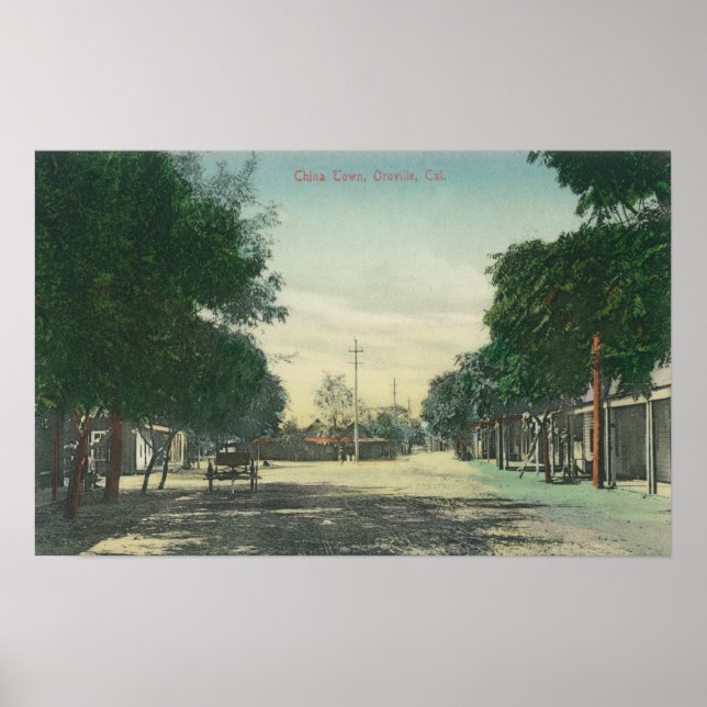 View of ChinatownOroville, CA Poster (Front)