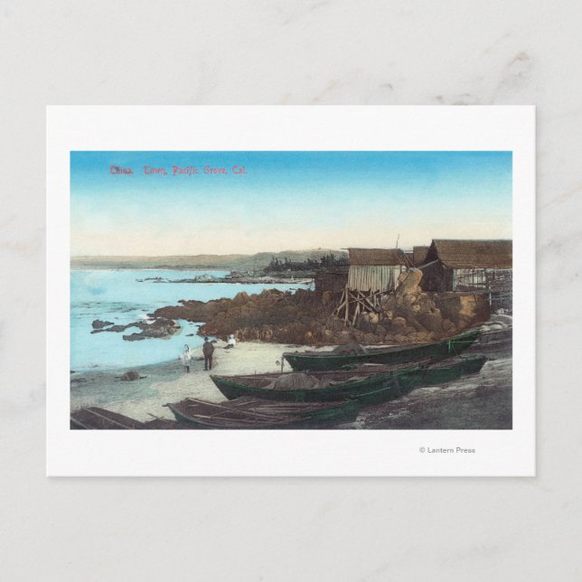 View of ChinatownPacific Grove, CA Postcard (Front)