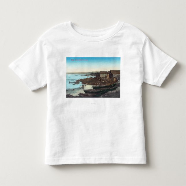 View of ChinatownPacific Grove, CA Toddler T-Shirt (Front)