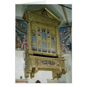 View of church organ, c.1590