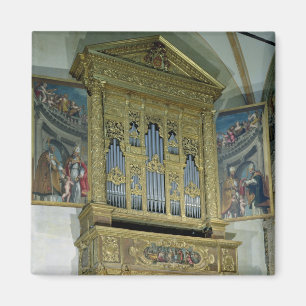 View of church organ, c.1590 magnet