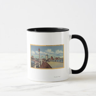 View of City from Rainbow Pier Mug