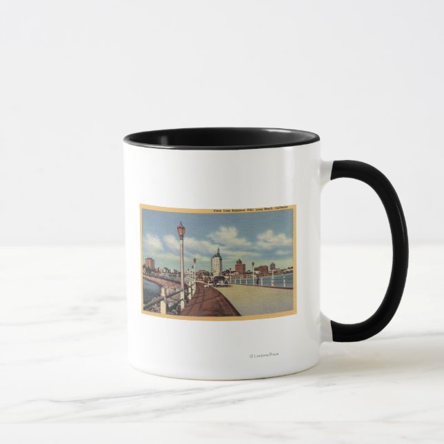 View of City from Rainbow Pier Mug (Right)