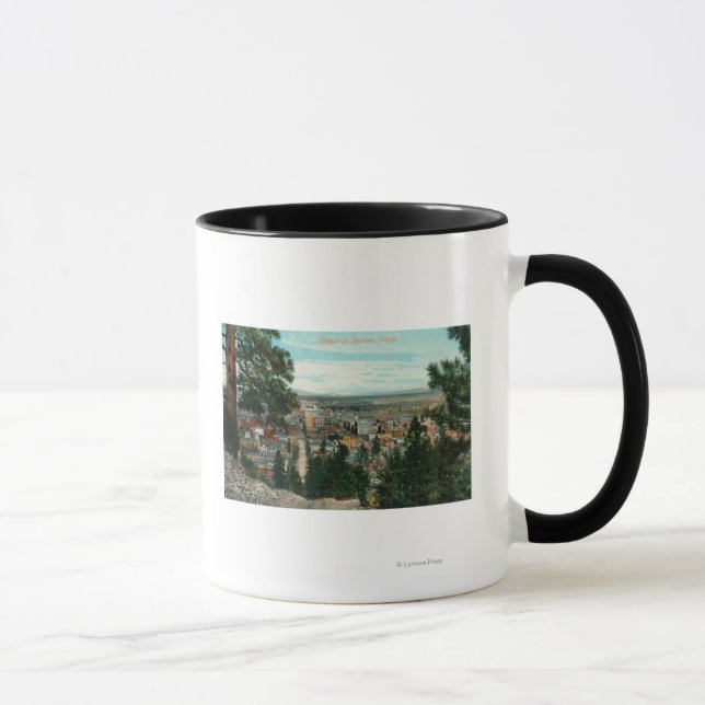 View of City Through the Trees Mug (Right)