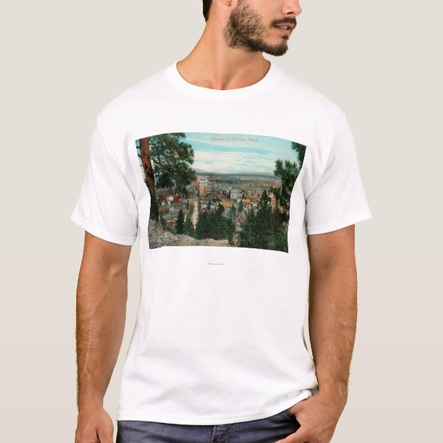 View of City Through the Trees T-Shirt (Front)