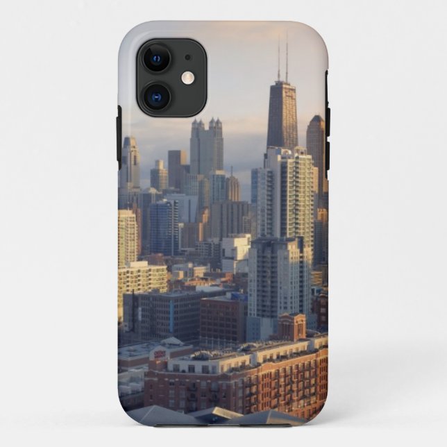 View of cityscape with fantastic light Case-Mate iPhone case (Back)