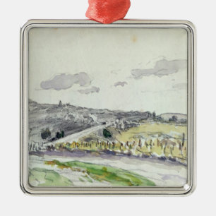 View of Clamart, 1864 Metal Ornament