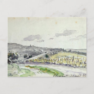 View of Clamart, 1864 Postcard