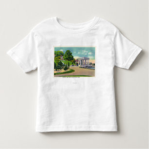 View of Coles Hill and Plymouth Rock Portico Toddler T-Shirt