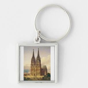 View of Cologne Cathedral Gothic majesty Key Ring