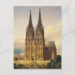 View of Cologne Cathedral Gothic majesty Postcard