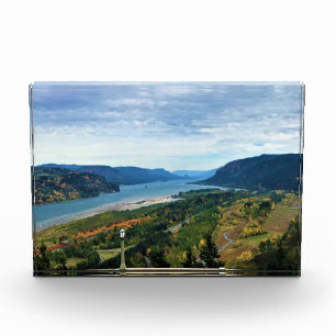 View of Columbia River, Columbia River Gorge, OR Photo Block