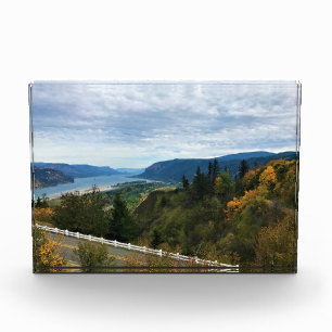 View of Columbia River, Columbia River Gorge, OR Photo Block