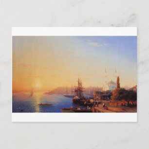View of Constantinople and the Bosporus Postcard