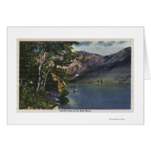 View of Convict Lake in the High Sierra
