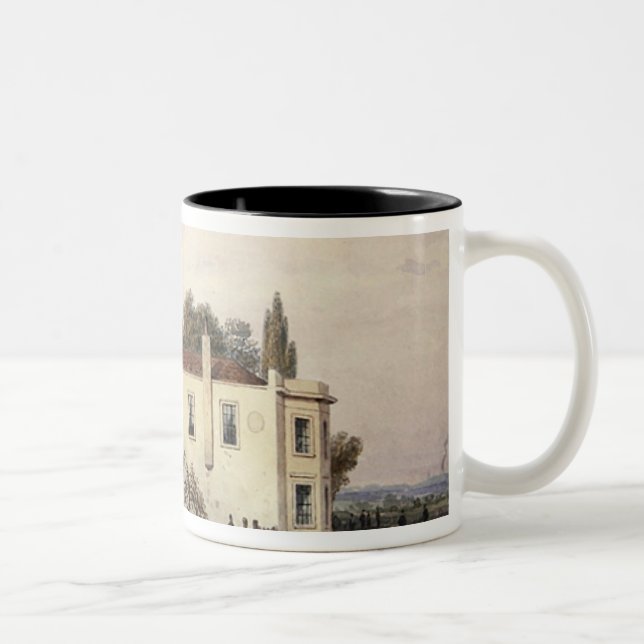 View of Copenhagen House, 1853 Two-Tone Coffee Mug (Right)