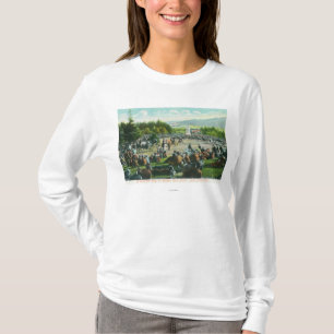 View of Crowds at Golden Gate Park in December T-Shirt