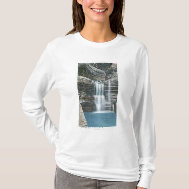 View of Curtain Cascade T-Shirt (Front)