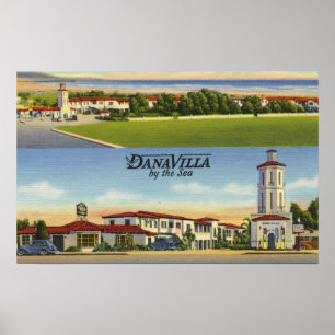 View of Dana Villa By-the-Sea Poster