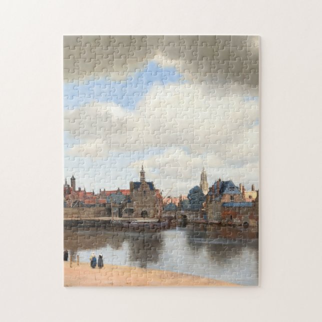 View of Delft by Johannes Vermeer 1660 Jigsaw Puzzle (Vertical)