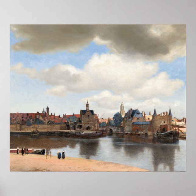 View of Delft — Vermeer Poster (Front)