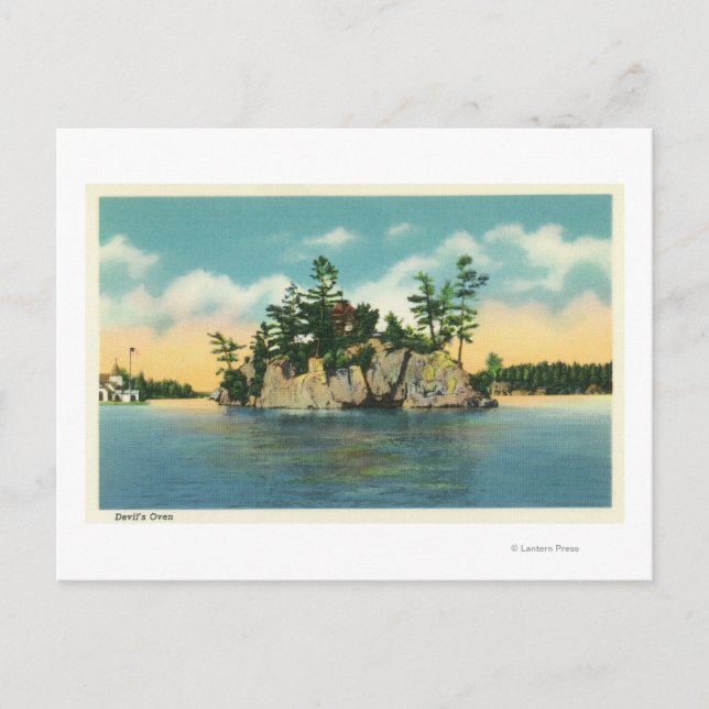 View of Devil's Oven Postcard (Front)