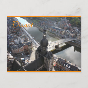 View of Dinant and River Meuse, Belgium Postcard