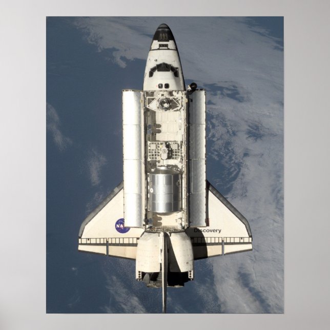 View of Discovery from International Space Station Poster (Front)