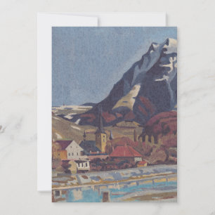 View of Dolný Kubín by Arnold Peter Weisz Invitation