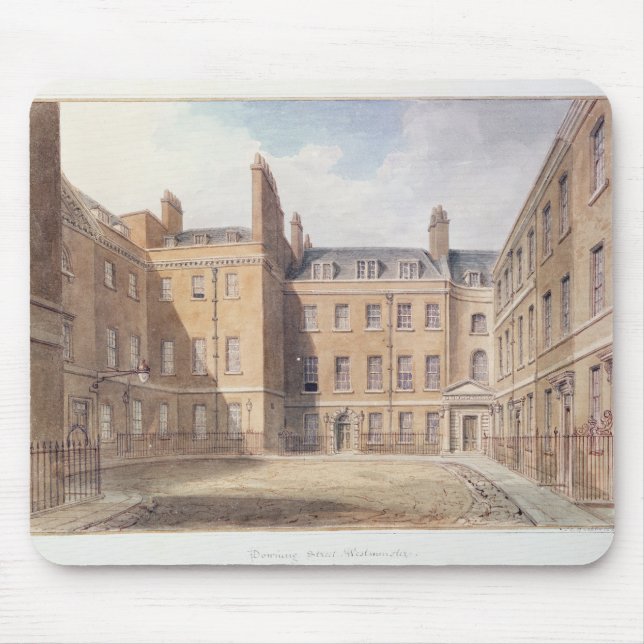 View of Downing Street, Westminster Mouse Pad (Front)