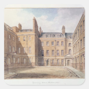 View of Downing Street, Westminster Square Sticker