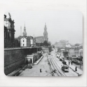View of Dresden from the Bruehlsche Terrasse Mouse Pad