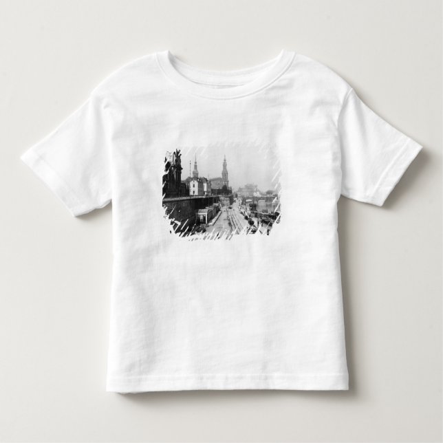 View of Dresden from the Bruehlsche Terrasse Toddler T-Shirt (Front)