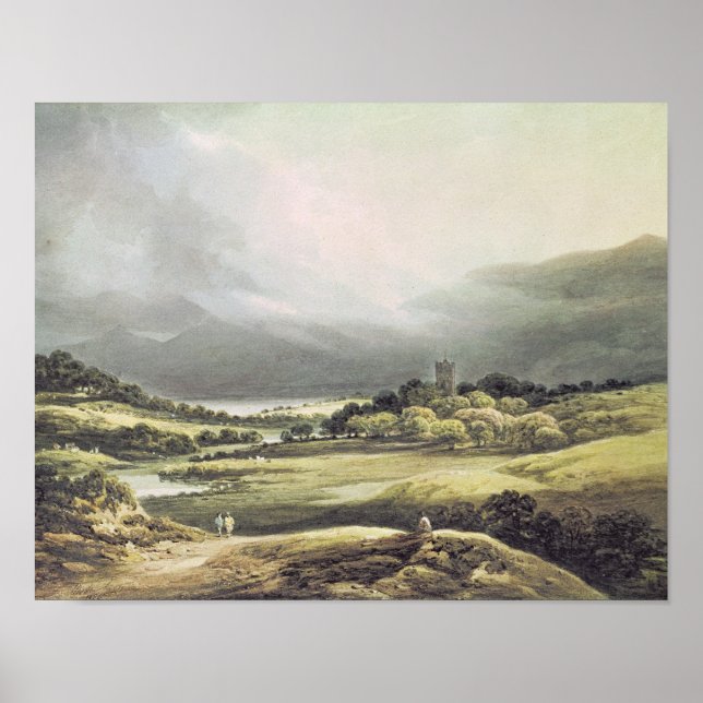 View of Dunloe Castle, Killarney, 1805 Poster (Front)