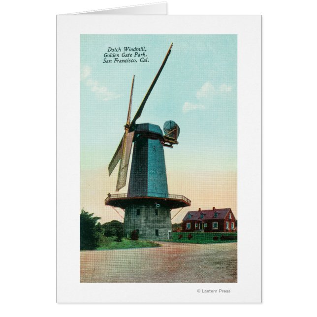 View of Dutch Windmill at Golden Gate Park (Front)