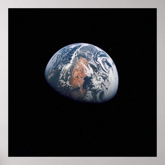 View of Earth from Apollo 10 Poster (Front)