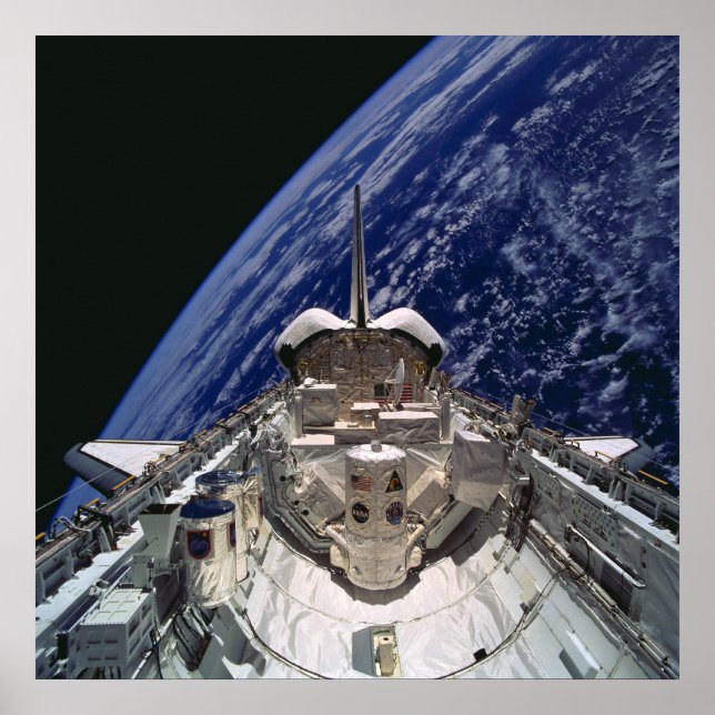 View of Earth from Space Shuttle Atlantis (STS-66) Poster (Front)