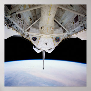 View of Earth from Space Shuttle Columbia (STS-78) Poster
