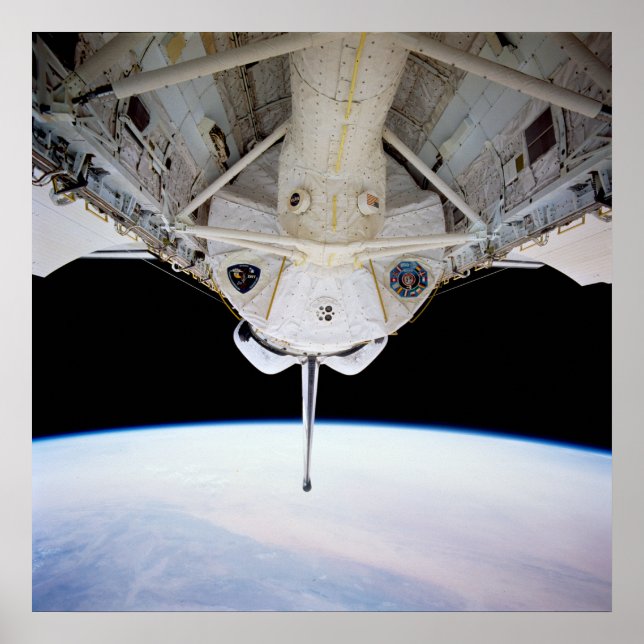 View of Earth from Space Shuttle Columbia (STS-78) Poster (Front)