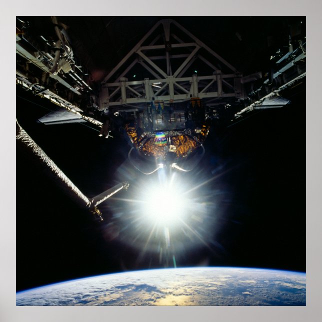 View of Earth from Space Shuttle Endeavour Poster (Front)