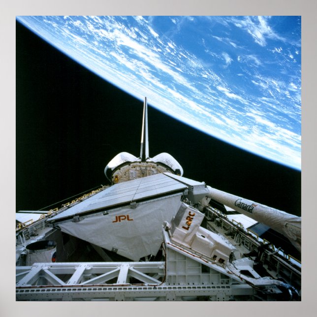 View of Earth from Space Shuttle Endeavour Poster (Front)